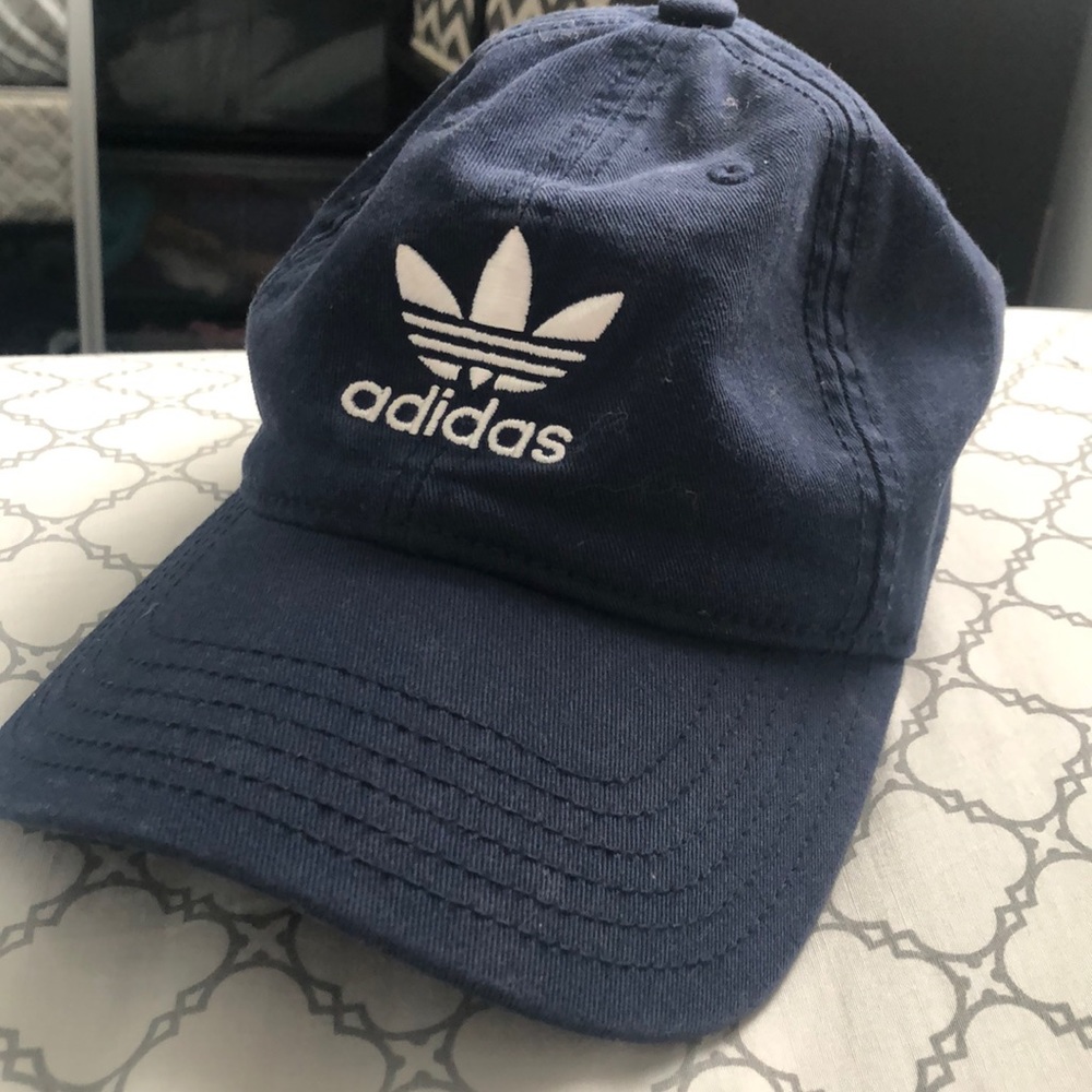 Adidas navy baseball cap